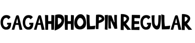 Gagah Dholpin Font Preview