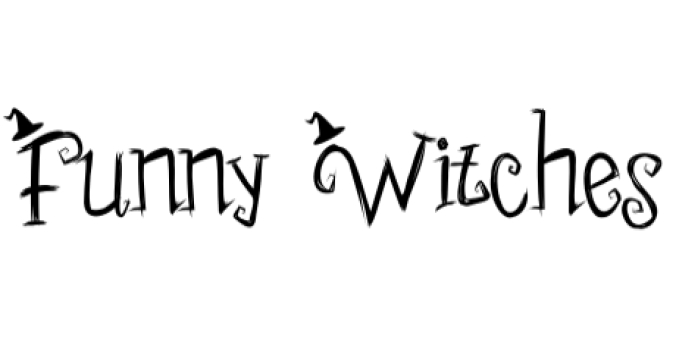 Funny Witches Font Preview