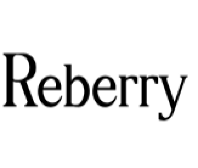 Reberry Font Preview