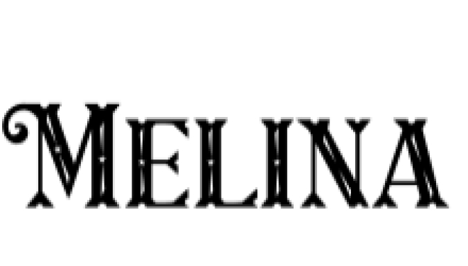 Melina Font Preview