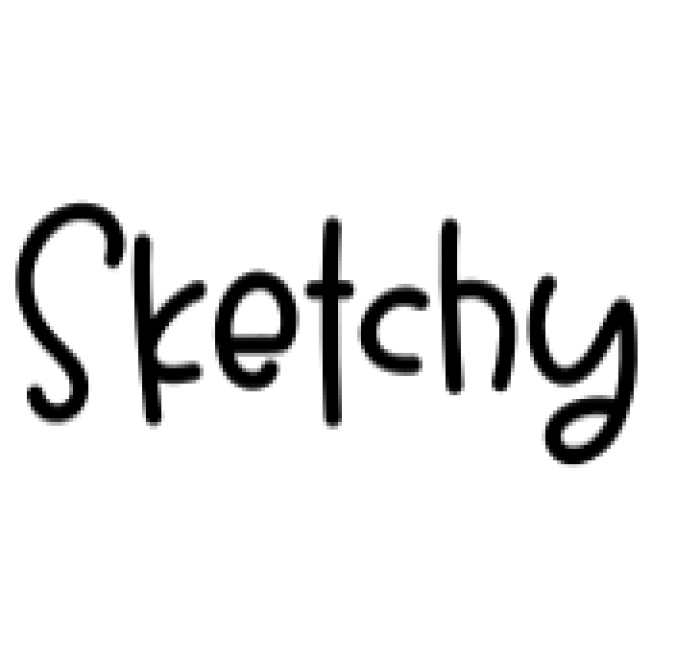 Sketchy Font Preview