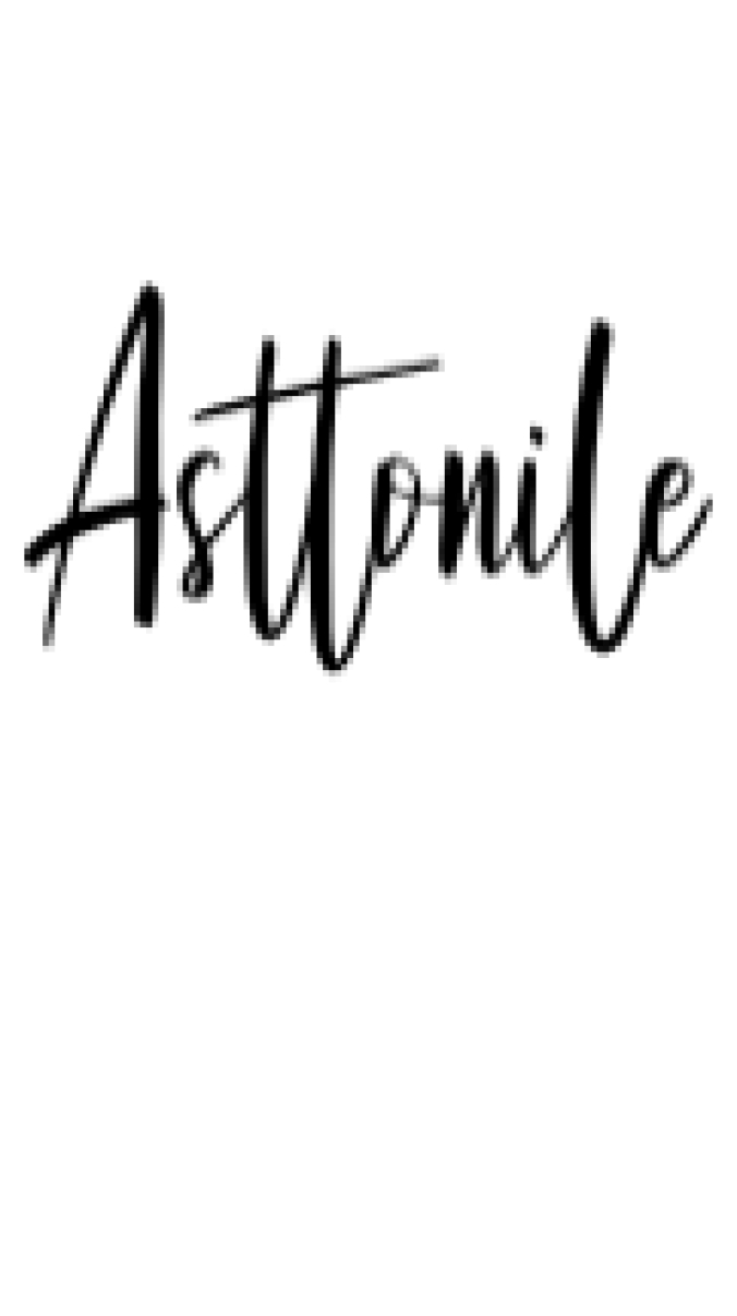 Asttonile Font Preview