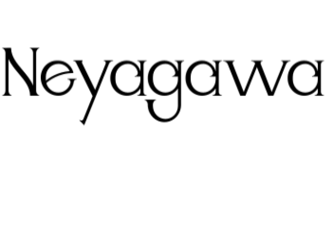 Neyagawa Font Preview