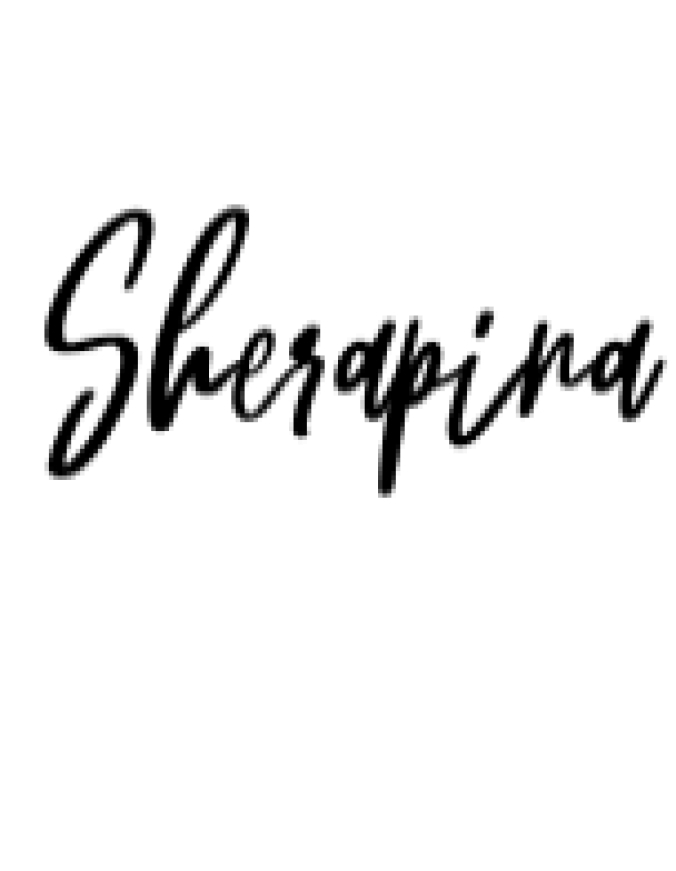 Sherapina Font Preview