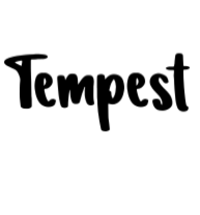 Tempest Font Preview