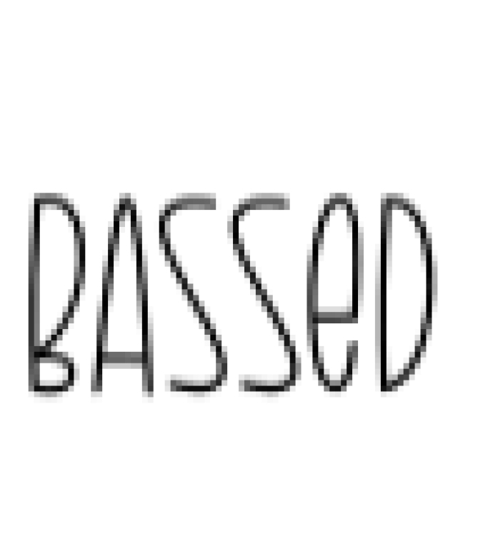 Bassed Font Preview