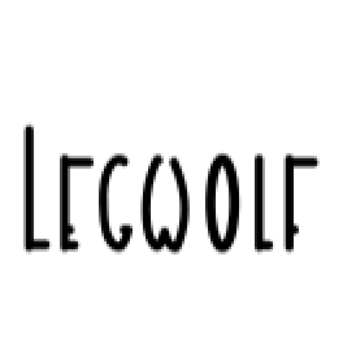 Legwolf Font Preview