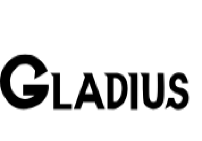 Gladius Font Preview