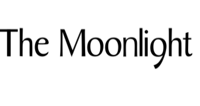 The Moonlight Font Preview