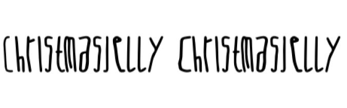 Christmas Jelly Font Preview