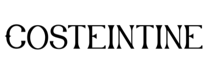 Costeintine - Modern Serif Font Preview
