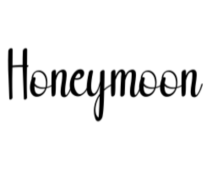 Honeymoon Font Preview