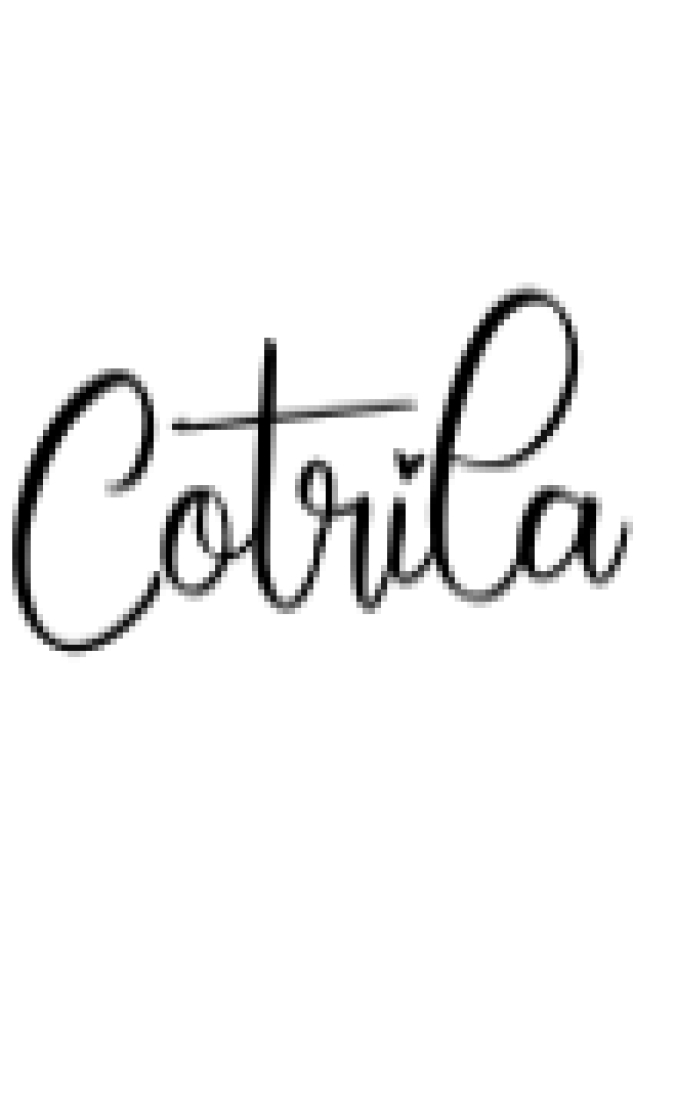 Cotrila Font Preview