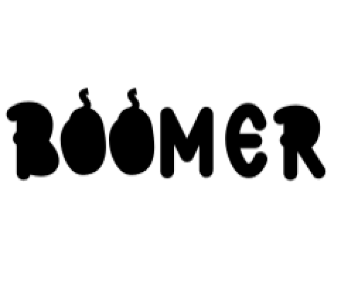 Boomer Font Preview