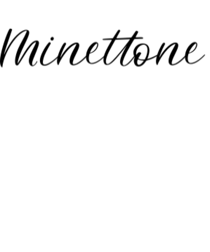 Minettone Font Preview