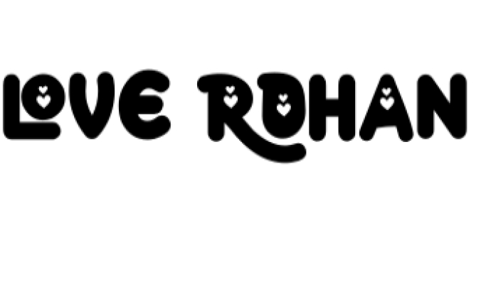 Love Rohan Font Preview
