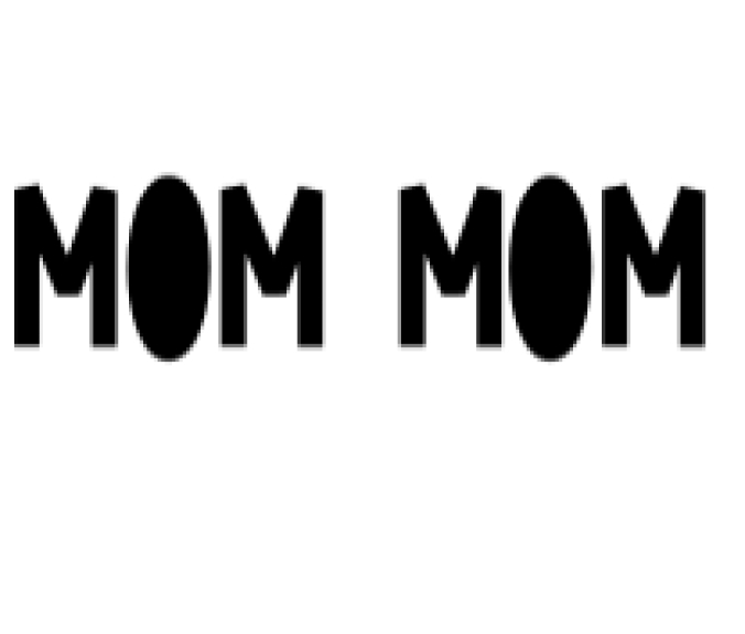 Mom Mom Font Preview