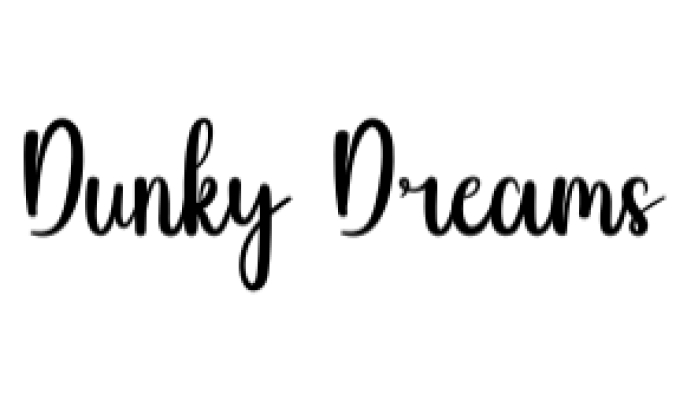 Dunky Dreams Font Preview