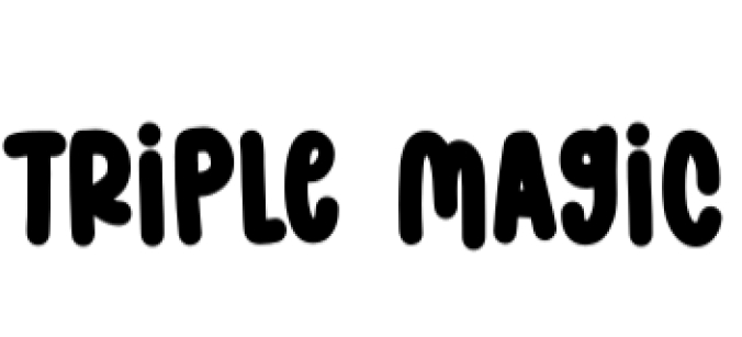 Triple Magic Font Preview