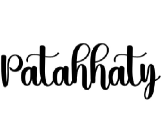 Patahhaty Font Preview