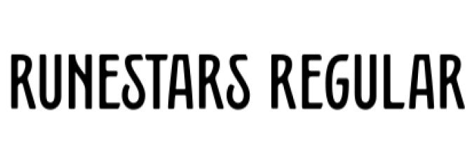 Runestars Font Preview