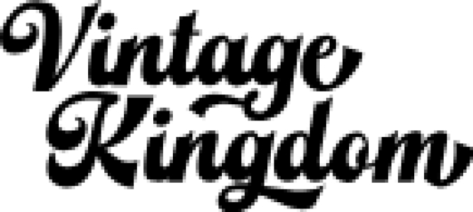 Vintage Kingdom Font Preview