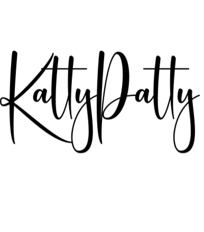 Katty Patty Font Preview