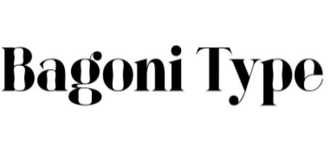 Bagoni Font Preview
