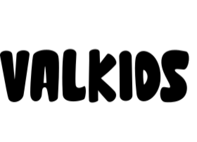 Valkids Font Preview