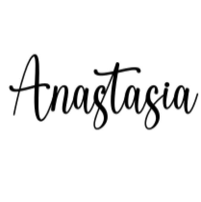 Anastasia Font Preview