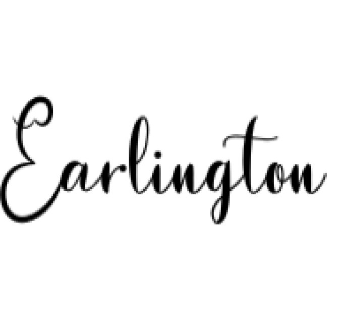 Earlington Font Preview