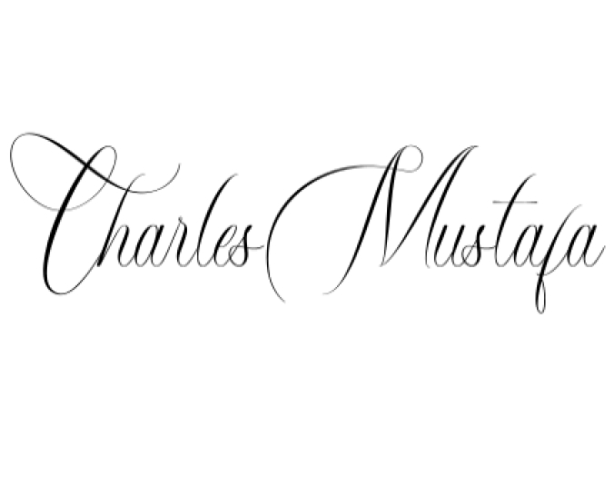 Charles Mustafa Font Preview