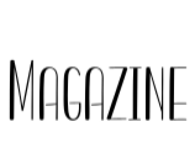 Magazine Font Preview