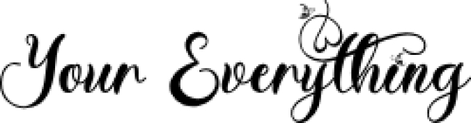 Your Everything Font Preview