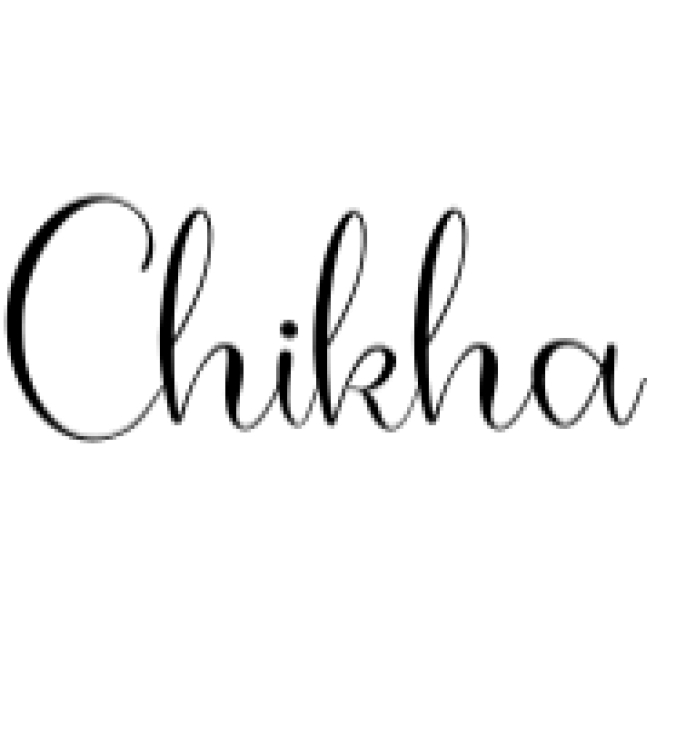 Chikha Font Preview