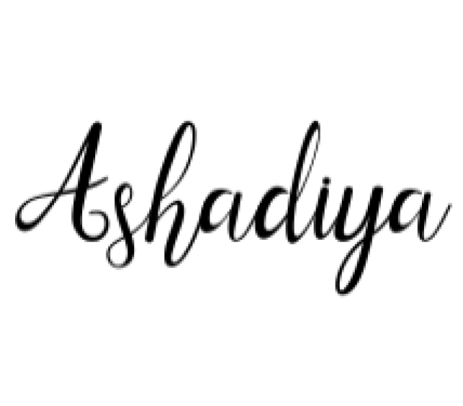 Ashadiya Font Preview