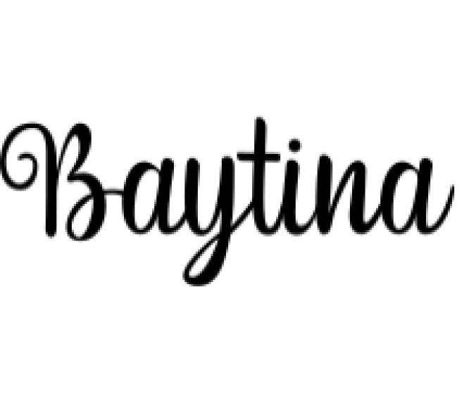 Baytina Font Preview
