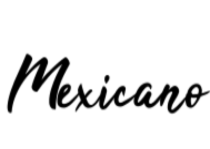 Mexicano Font Preview