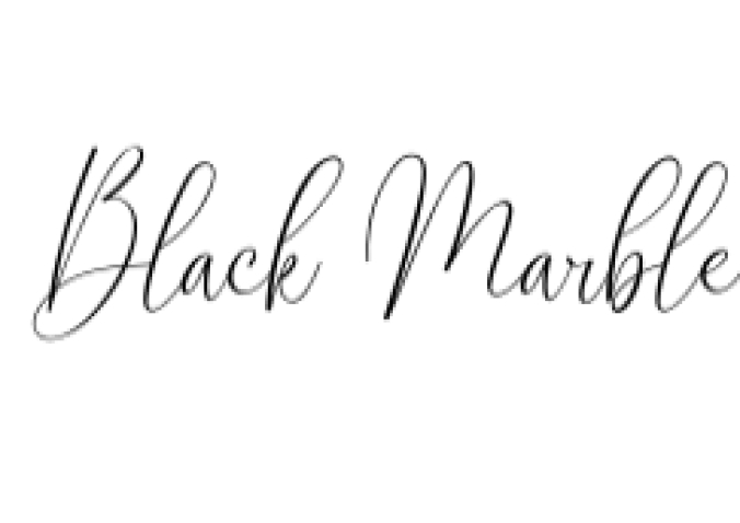 Black Marble Font Preview