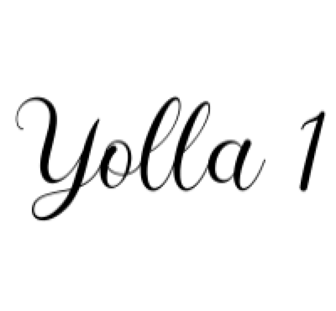 Yolla Font Preview