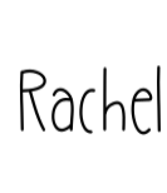 Rachel Font Preview