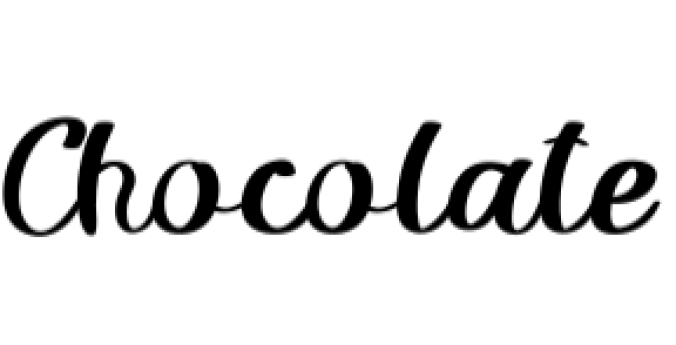 Chocolate Font Preview