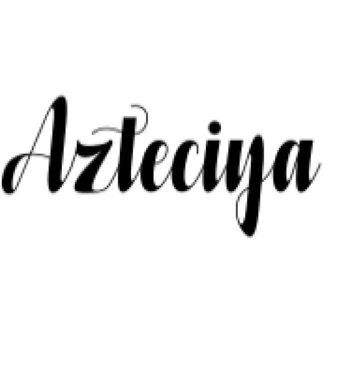 Azteciya Font Preview