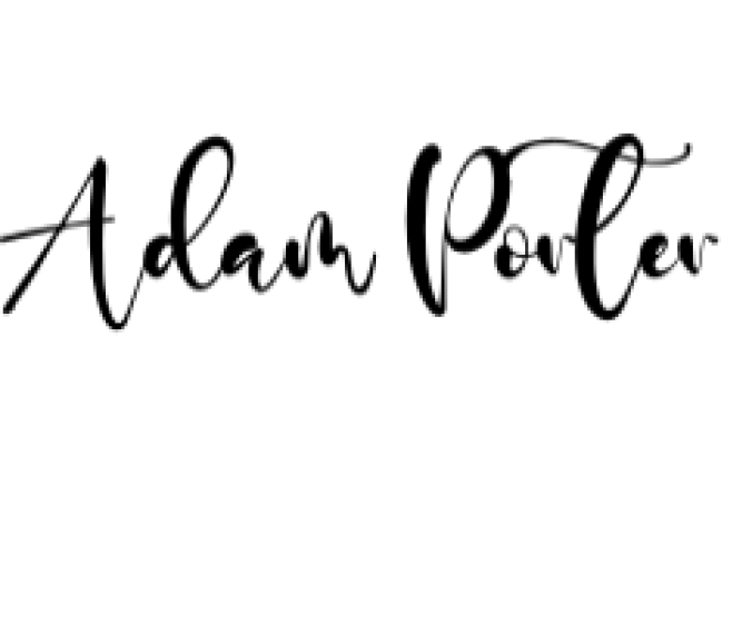 Adam Porter Font Preview