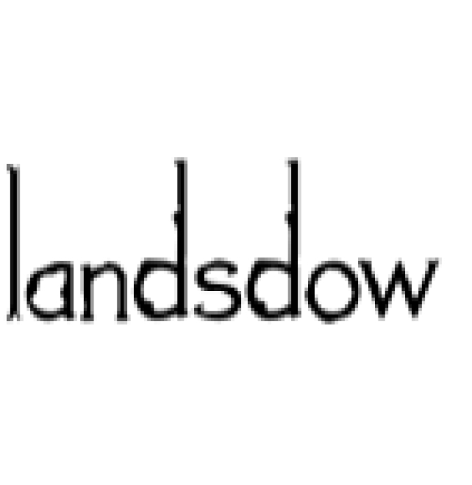 Landsdow Font Preview