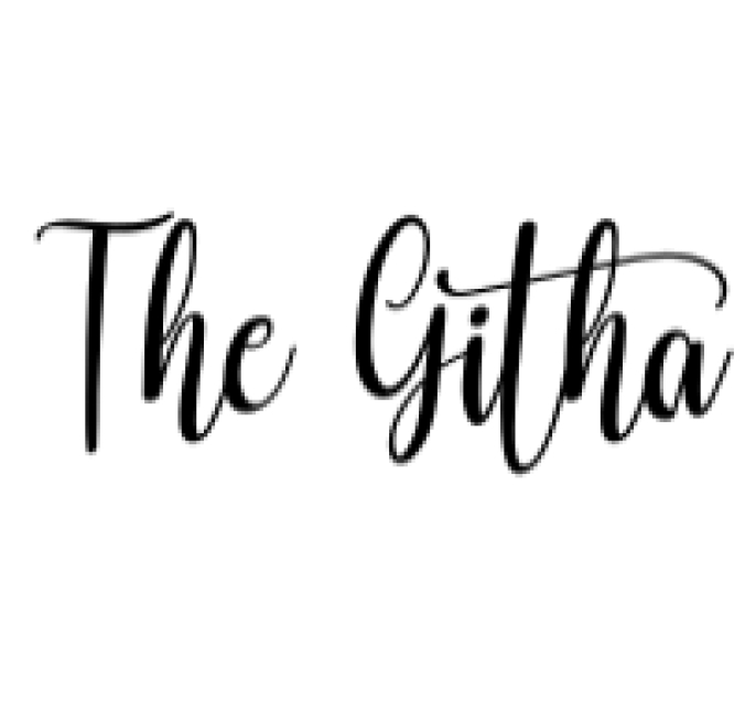 The Githa Font Preview