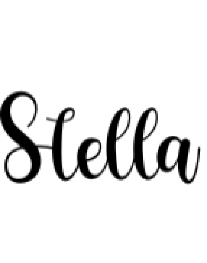 Stella Font Preview