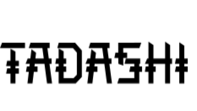 Tadashi Font Preview