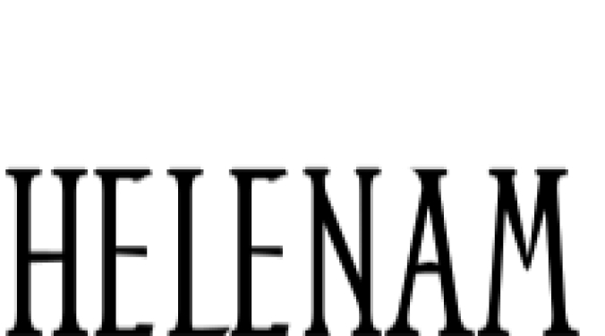 Helenam Font Preview