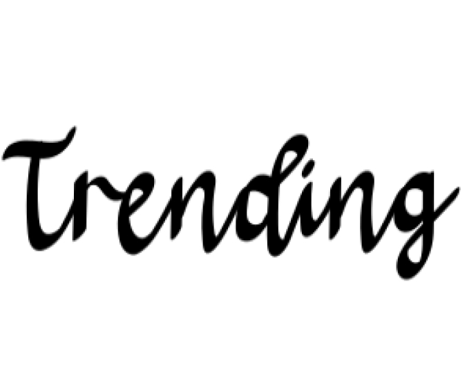 Trending Font Preview